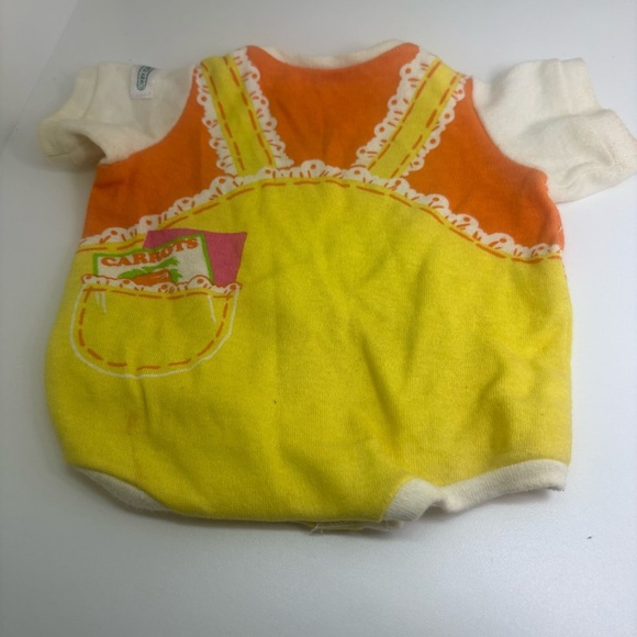 VTG Cabbage Patch Kids Goody Gardener Romper CPK 1980s Vegetables - Picture 4 of 4